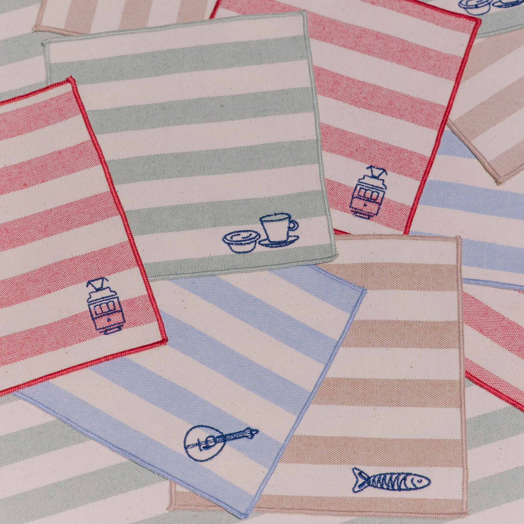 Barra napkins with portugal embroidery