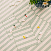 Guadanapos Barra com bordado de Páscoa