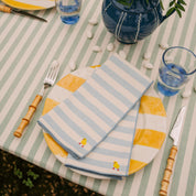 Guadanapos Barra com bordado de Páscoa