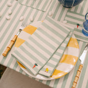 Guadanapos Barra com bordado de Páscoa