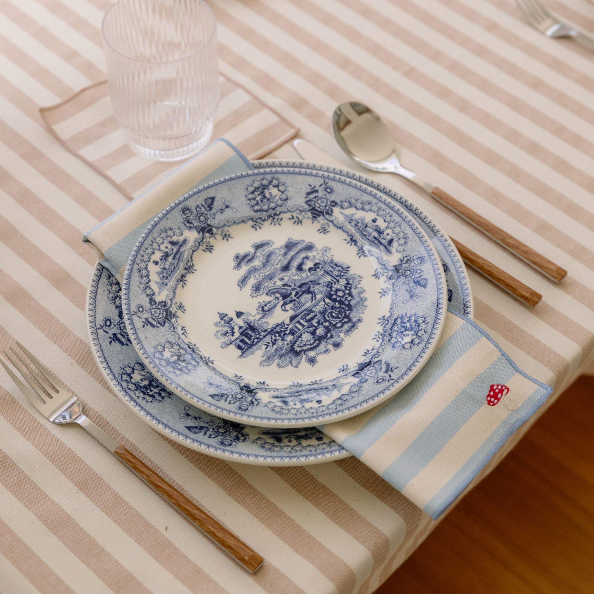 Guardanapo Barra com bordado de Outono