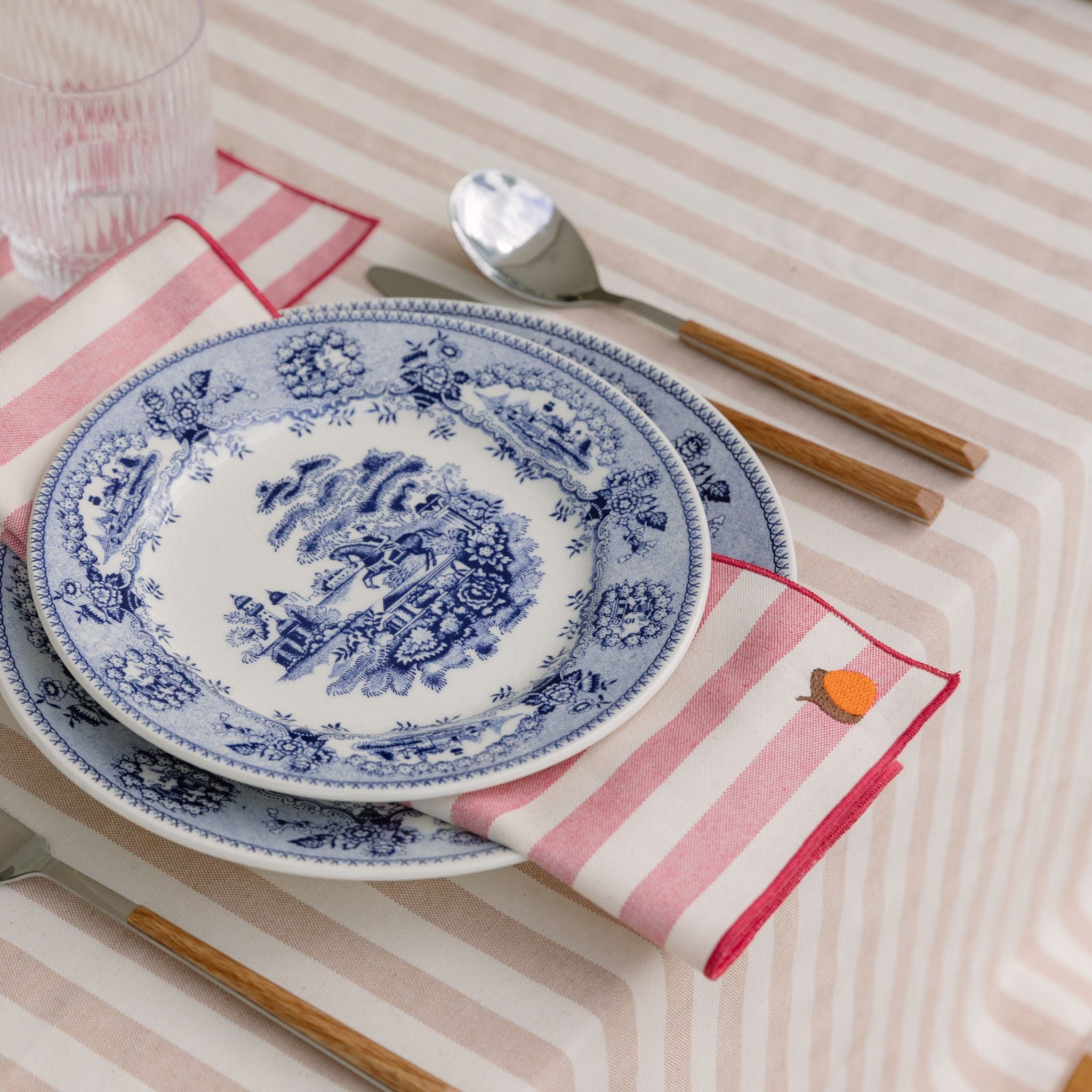 Guardanapo Barra com bordado de Outono