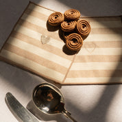 Guardanapos Barra com bordado de coração