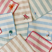 Barra Napkins with summer embroidery