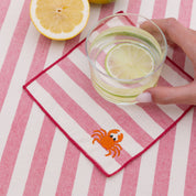 Barra Napkins with summer embroidery