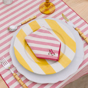 Barra Napkins with summer embroidery