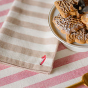 Guardanapo Barra com bordado de Natal