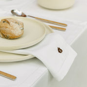 Guardanapo Mafra algodão com bordado de Outono