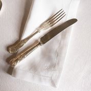 Guardanapos Mafra linho com bordados de coração