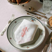 Guardanapos Mafra linho com letra bordada (Pack de 2)