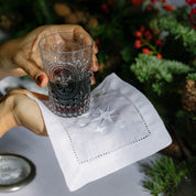 Roupa de mesa Mafra com bordados de Natal