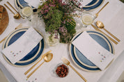 Servilletas y individuales Mafra con bordado de flores