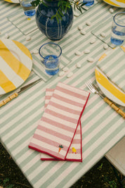 Servilletas Barra con bordados de Pascua 