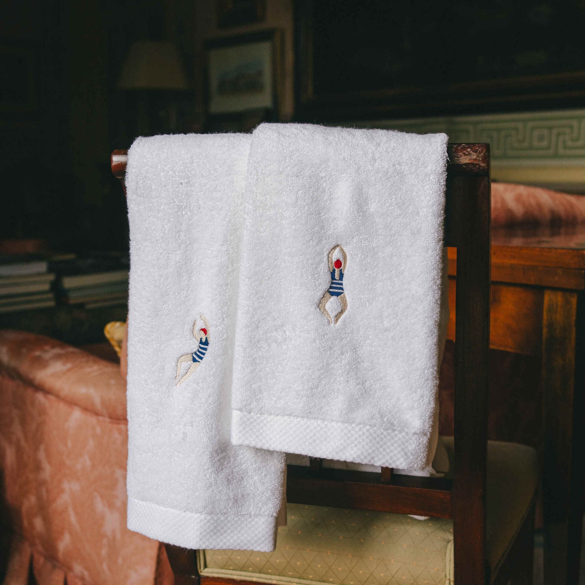 Swimmers Retro embroidery (pack of 2)