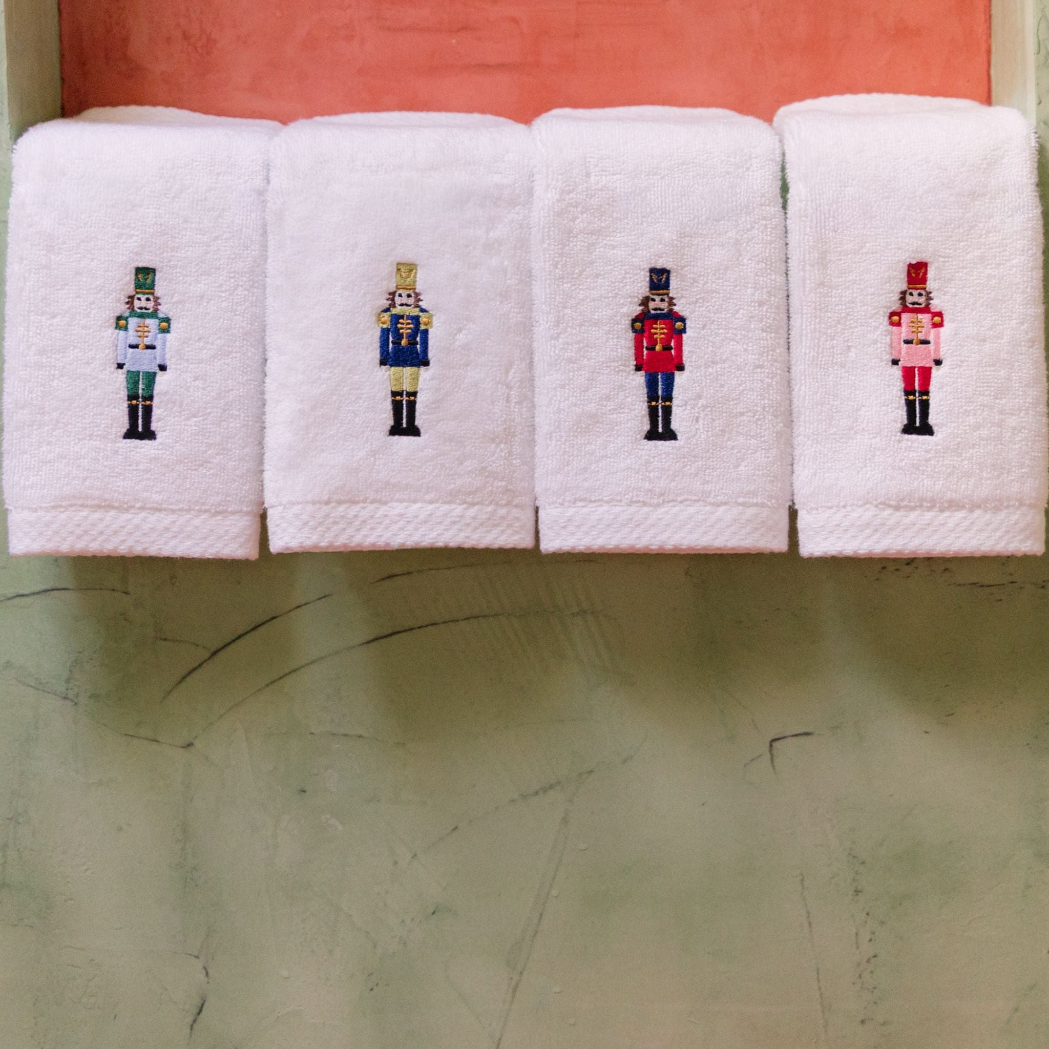 Christmas bath towels