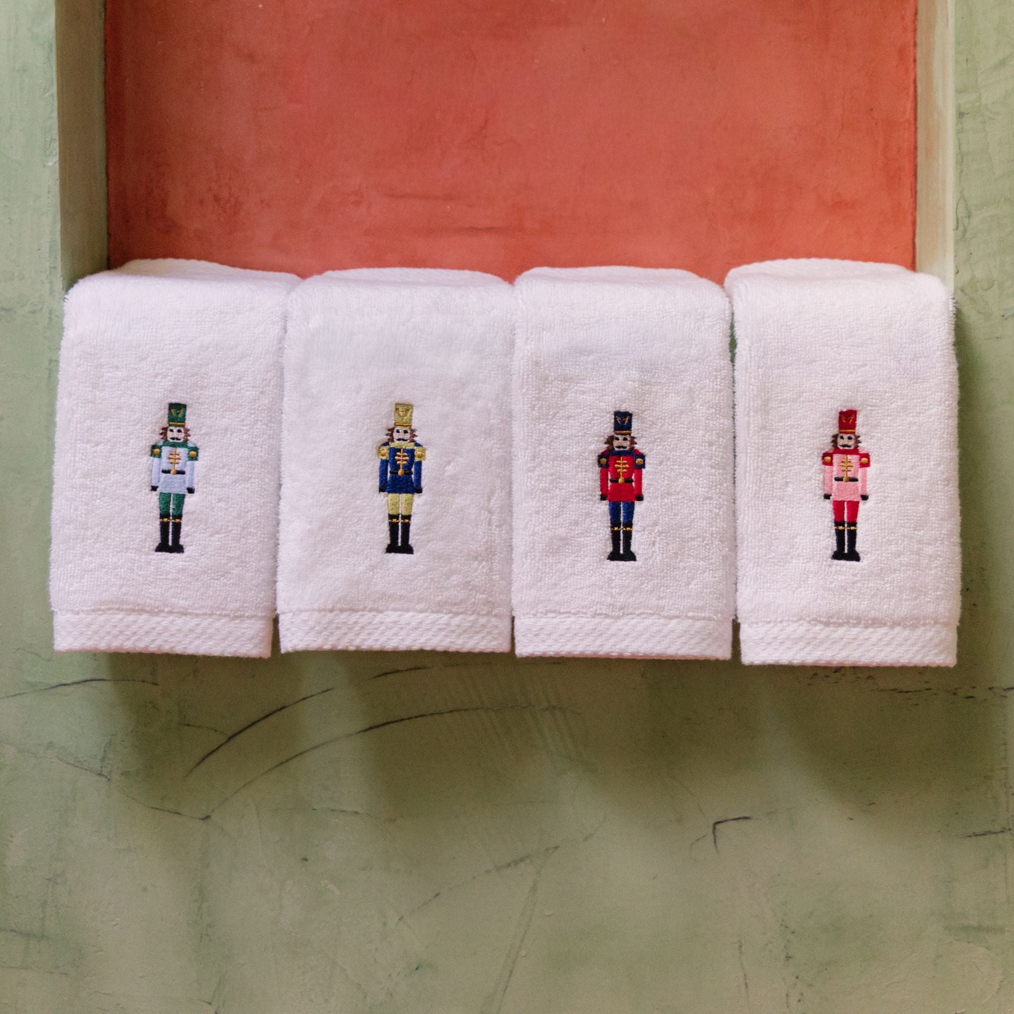 Christmas bath towels