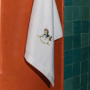 Christmas bath towels