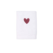 Embroidered heart