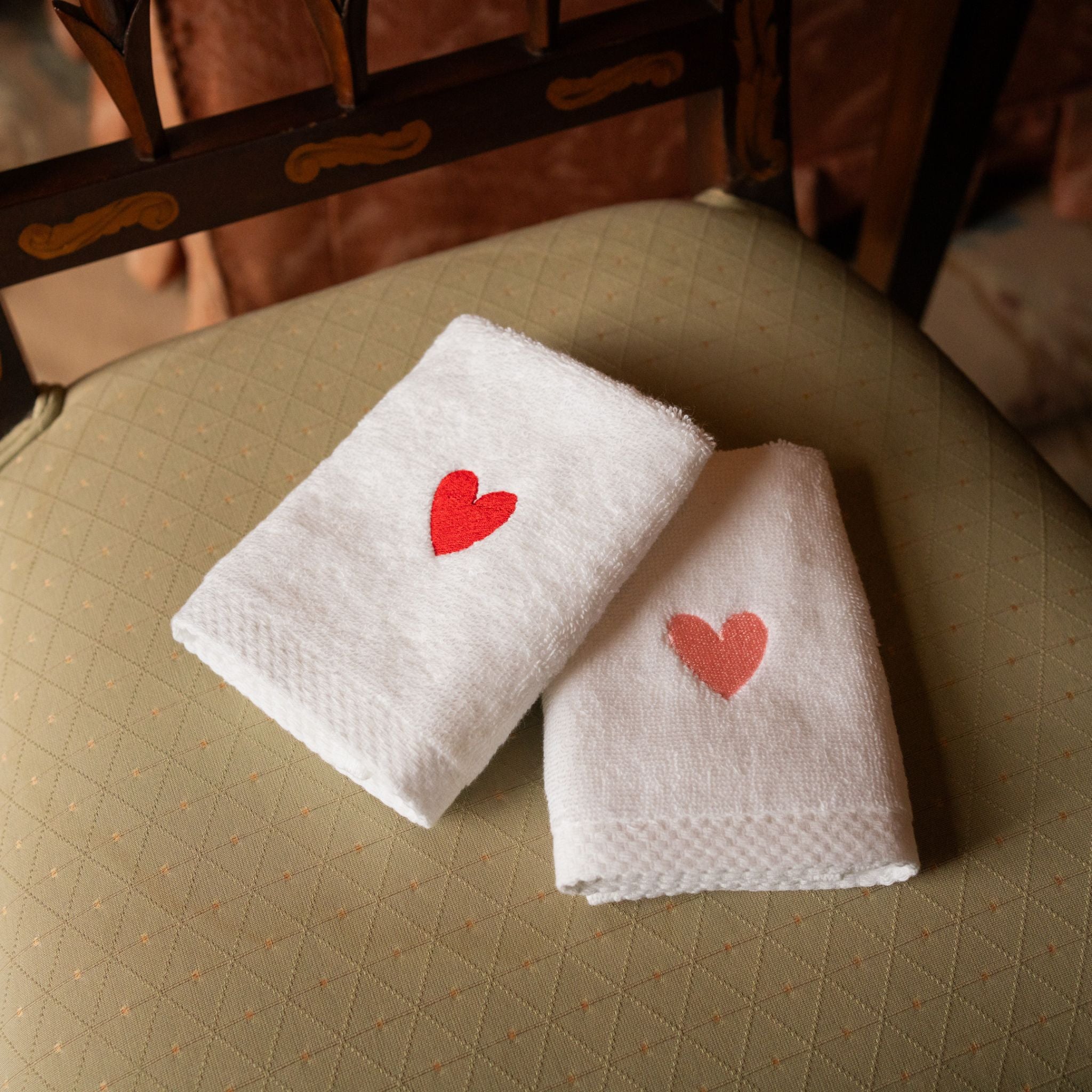Embroidered heart