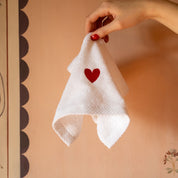 Embroidered heart