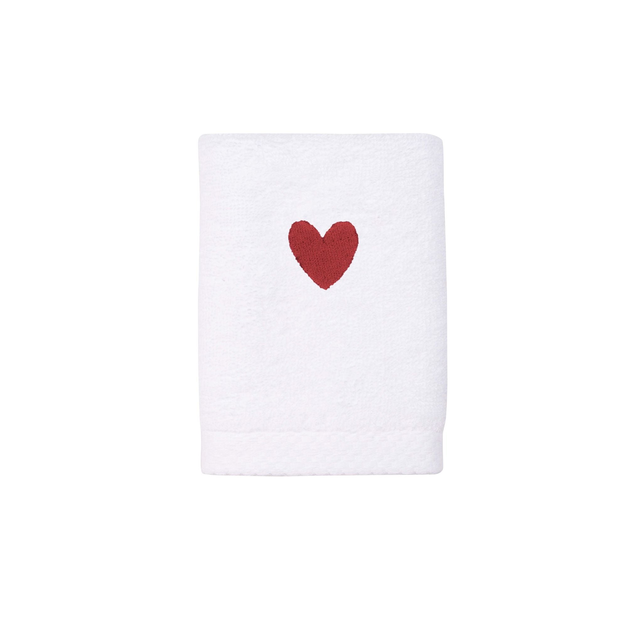Embroidered heart