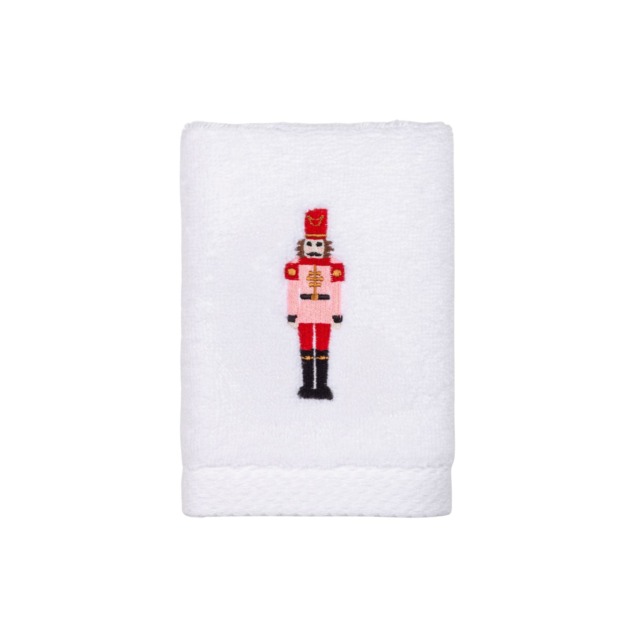 Toalhete com bordado de soldados