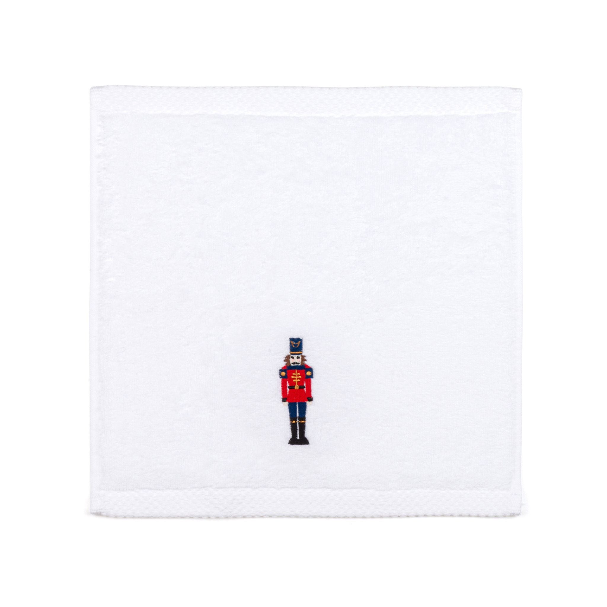 Toalhete com bordado de soldados