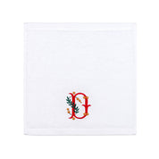 White luxus with embroidery letters