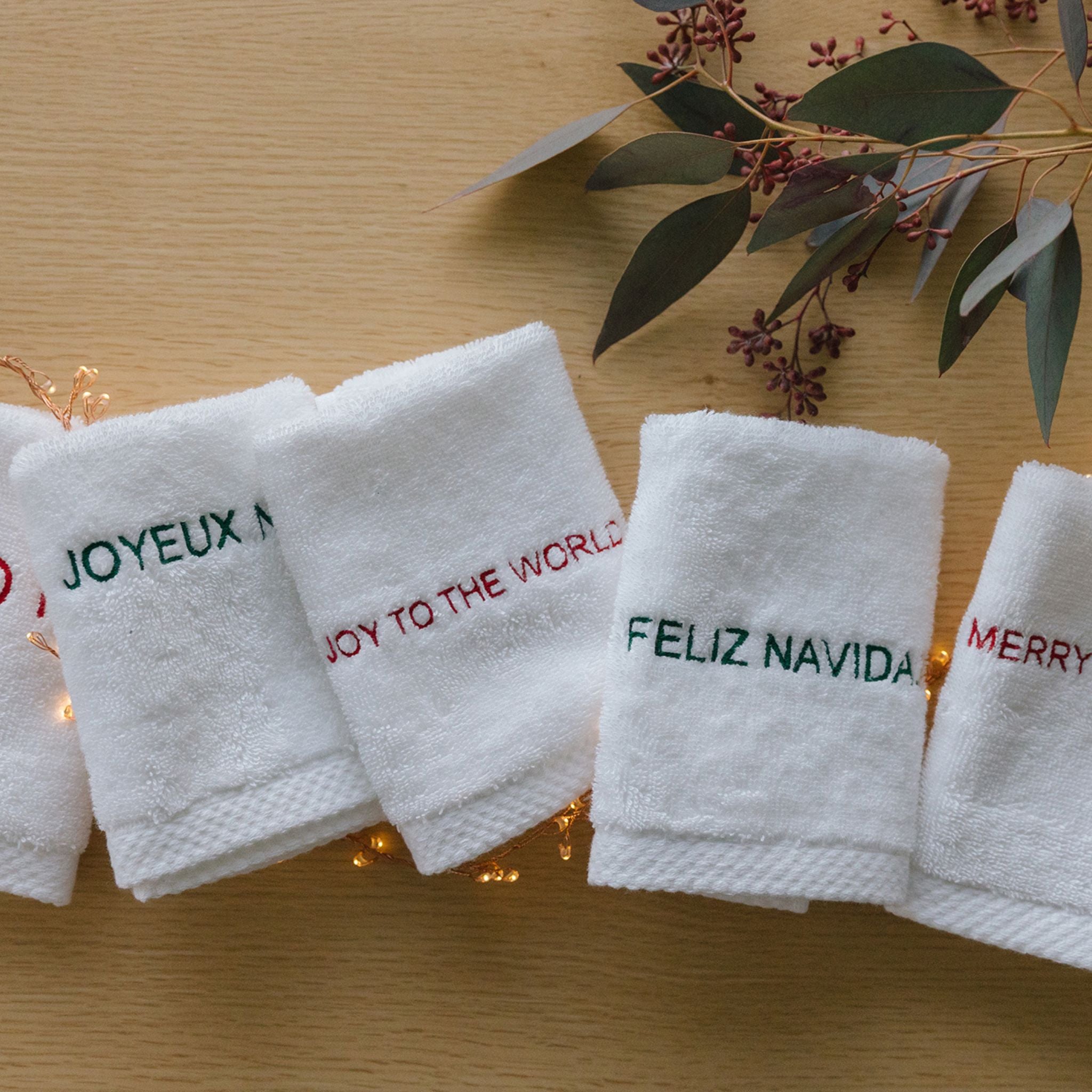 Christmas face towel - Torres Novas