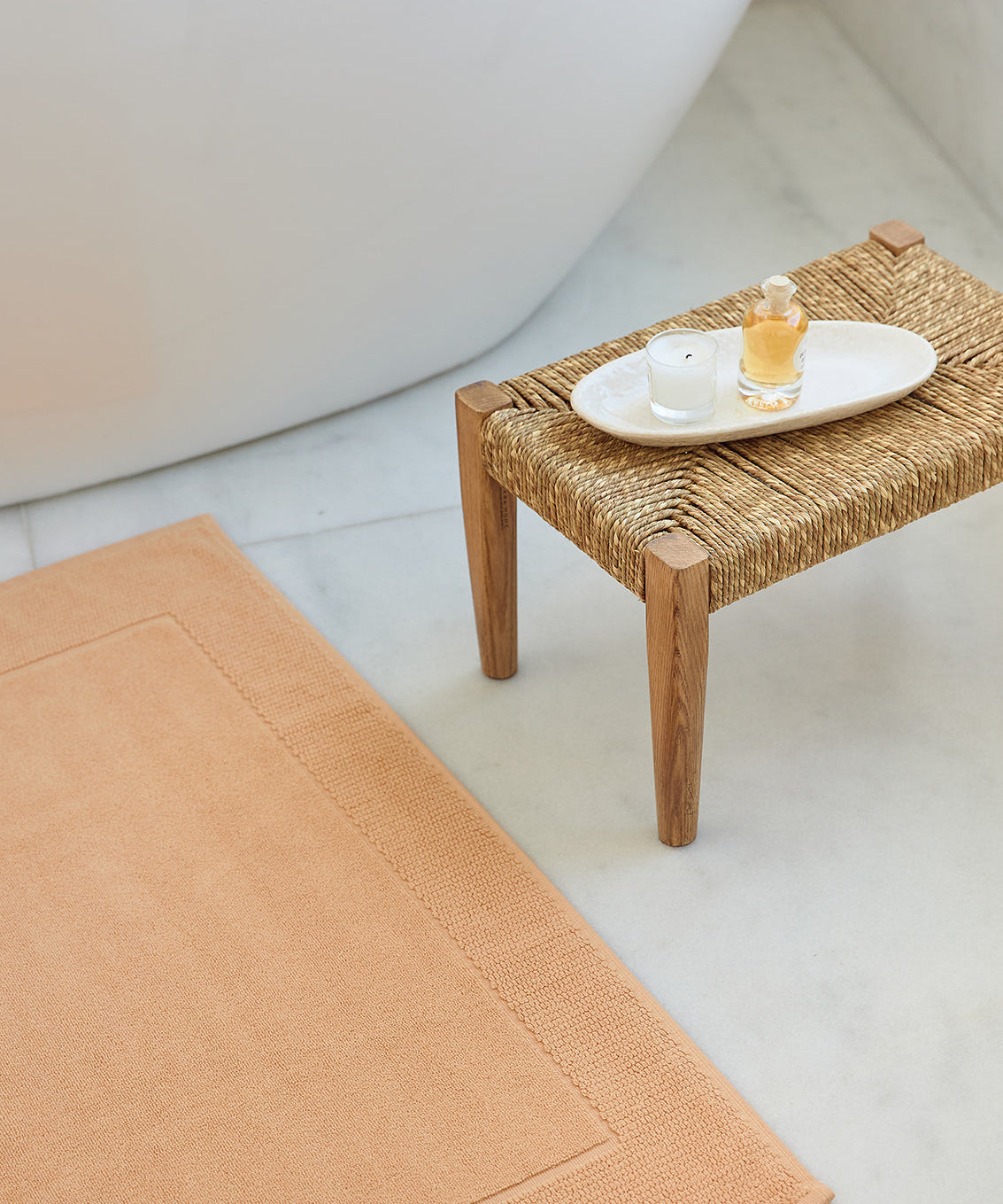 Light orange bath mat - Torres Novas