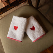 Embroidered heart