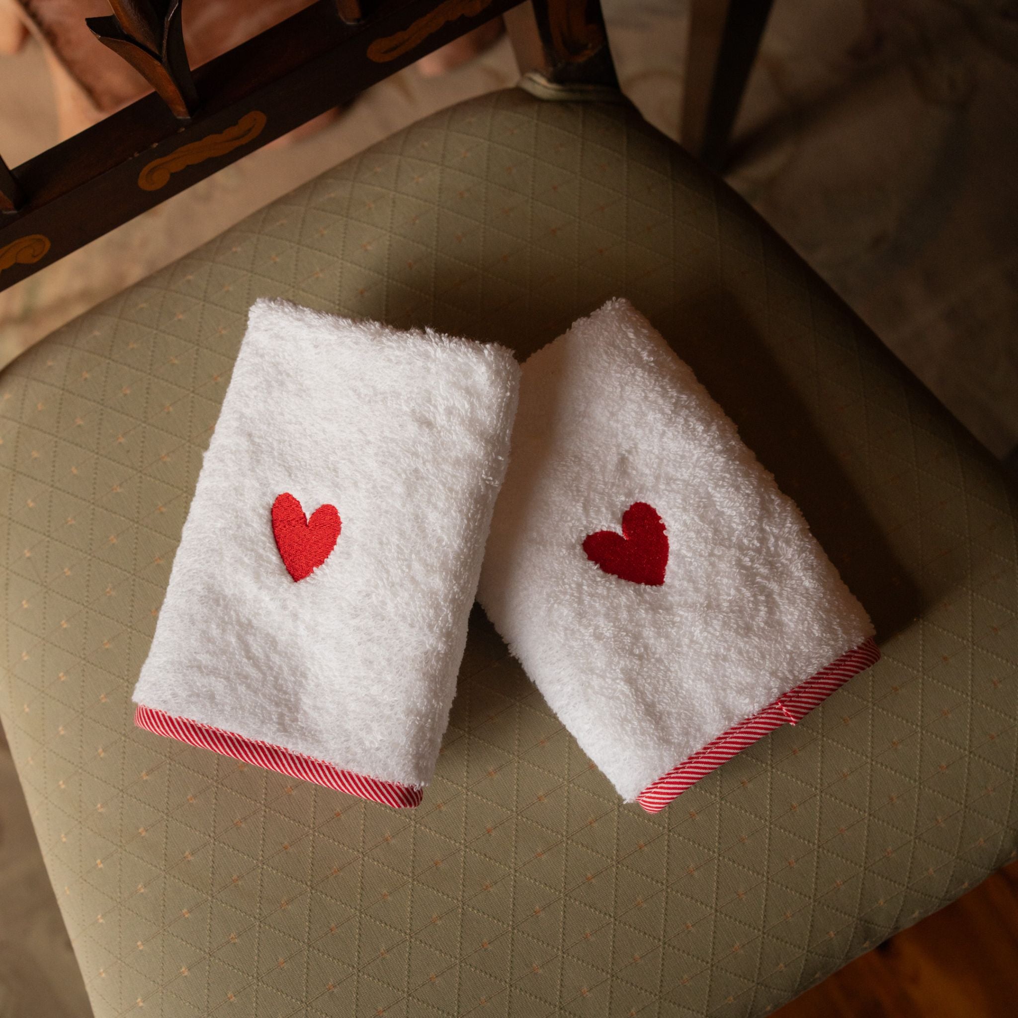 Embroidered heart
