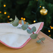 Candy cane face towel