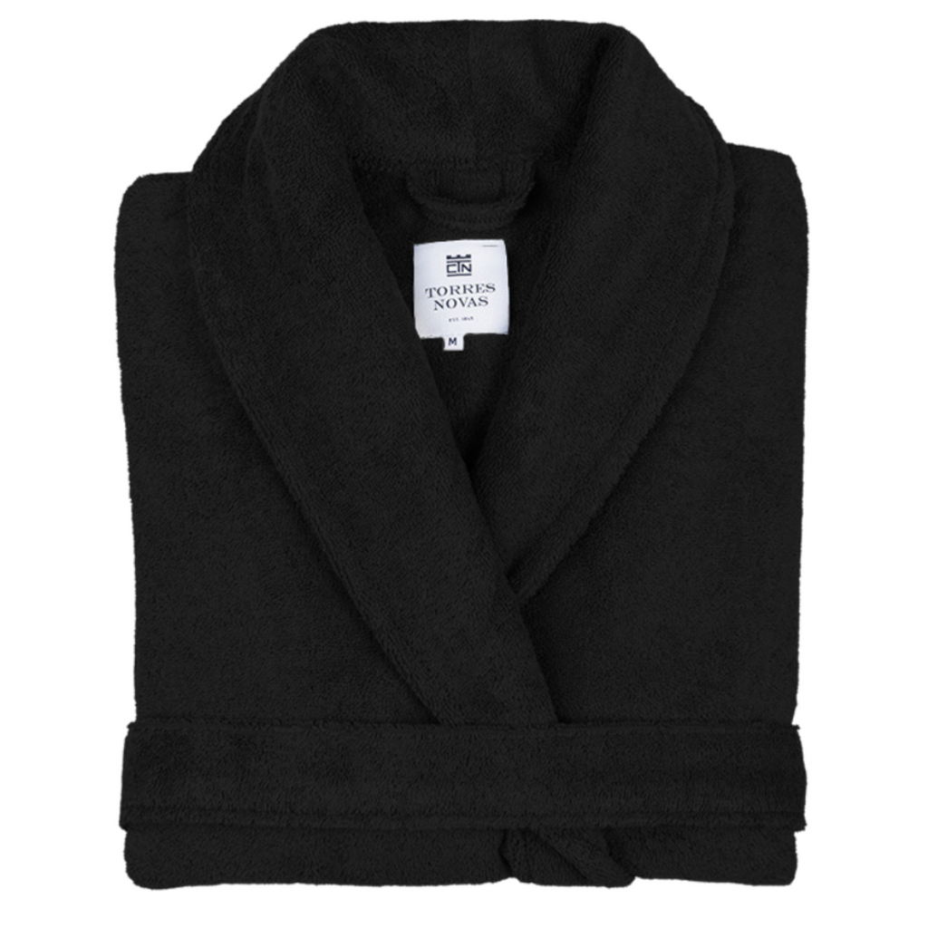 Caviar black bathrobe - Torres Novas