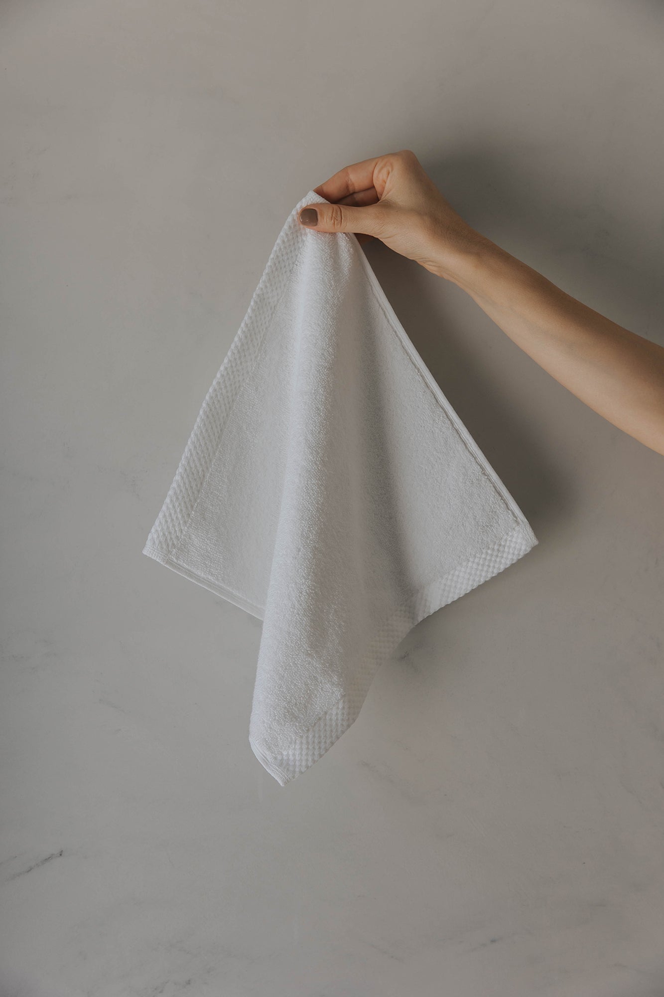 White Luxus face towel - Torres Novas