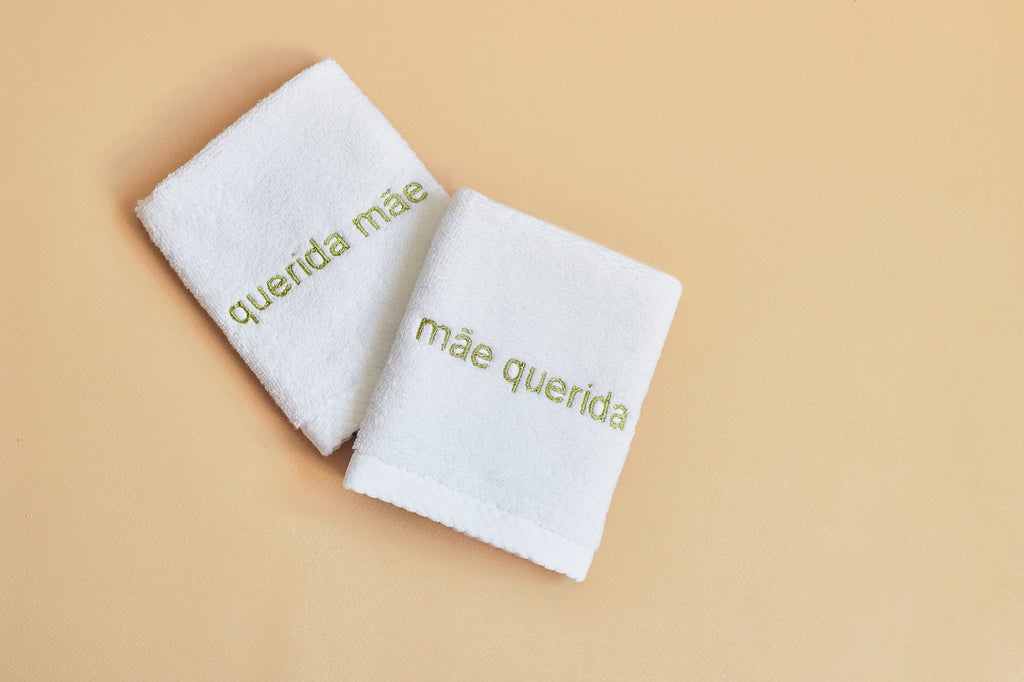 White Luxus face towel - Torres Novas