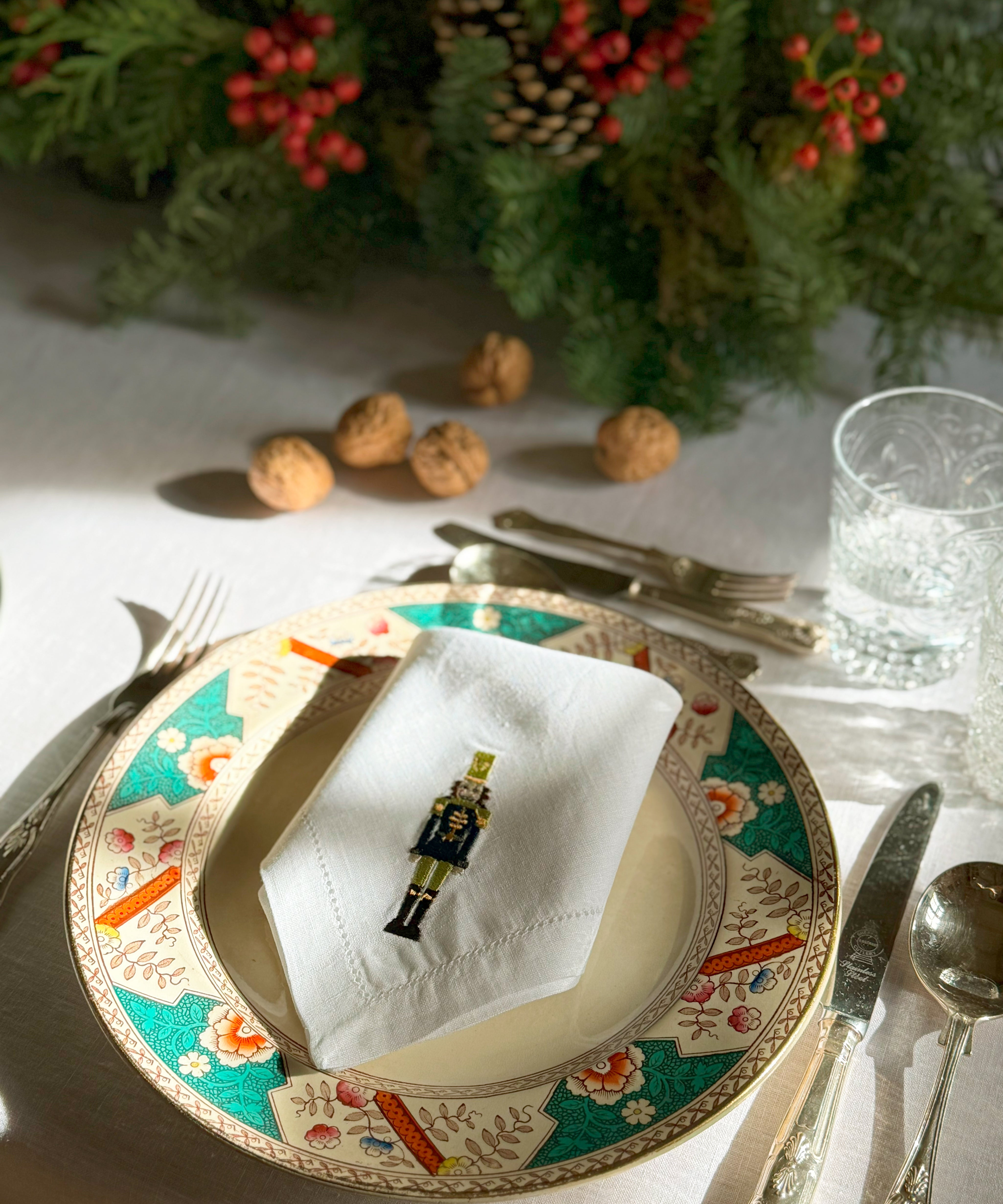 Linge de table Mafra avec broderie de Noël