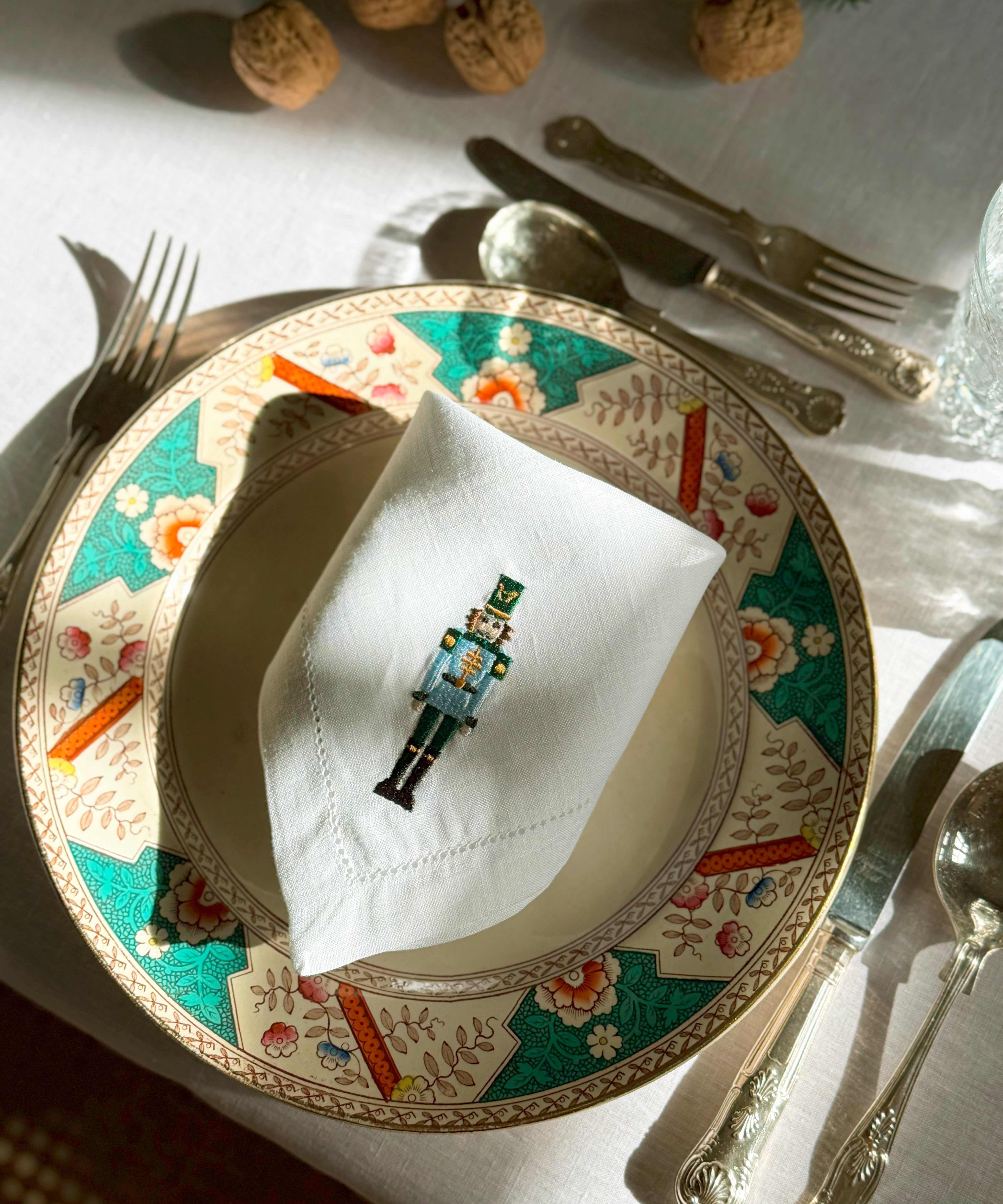 Linge de table Mafra avec broderie de Noël