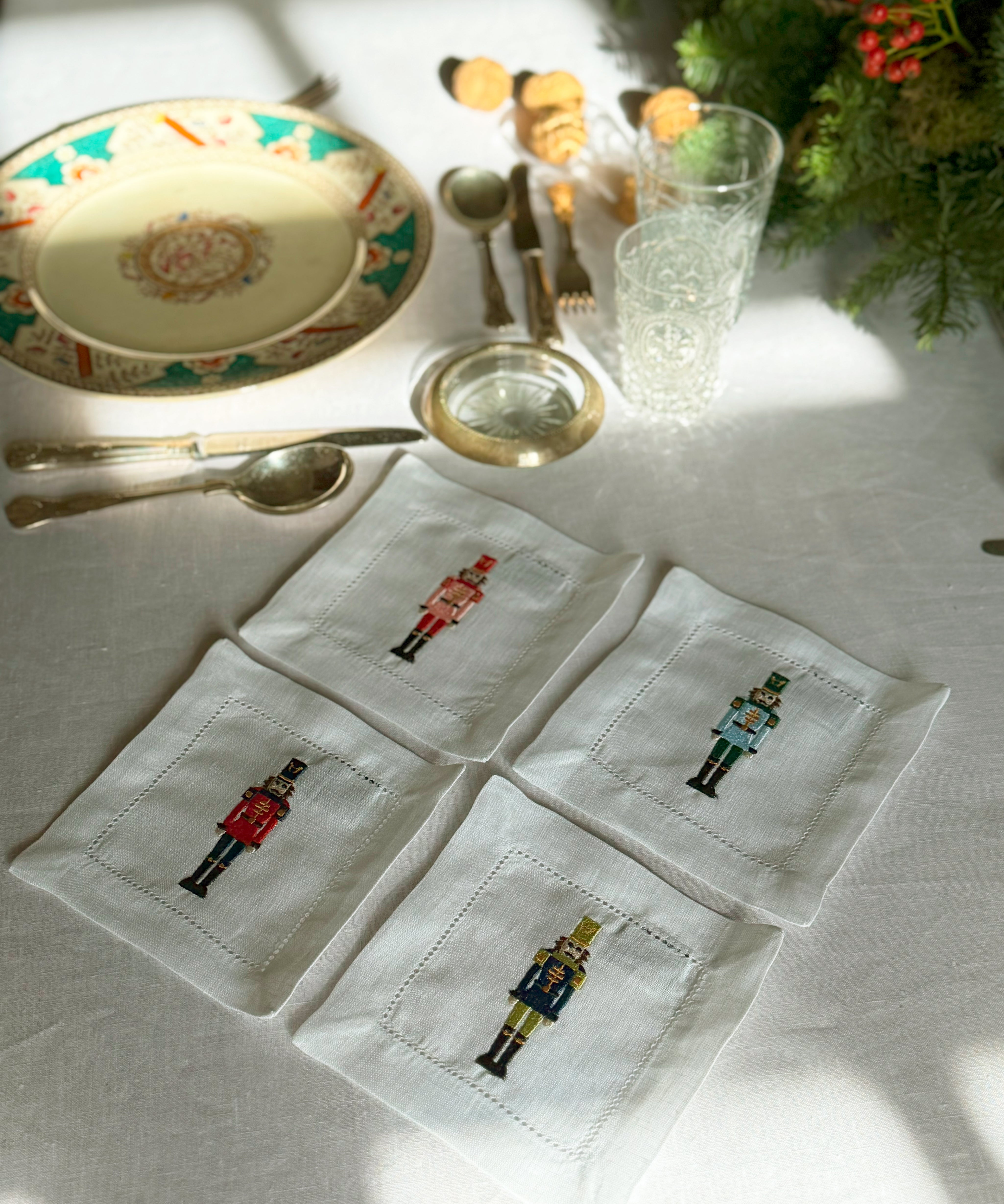 Linge de table Mafra avec broderie de Noël