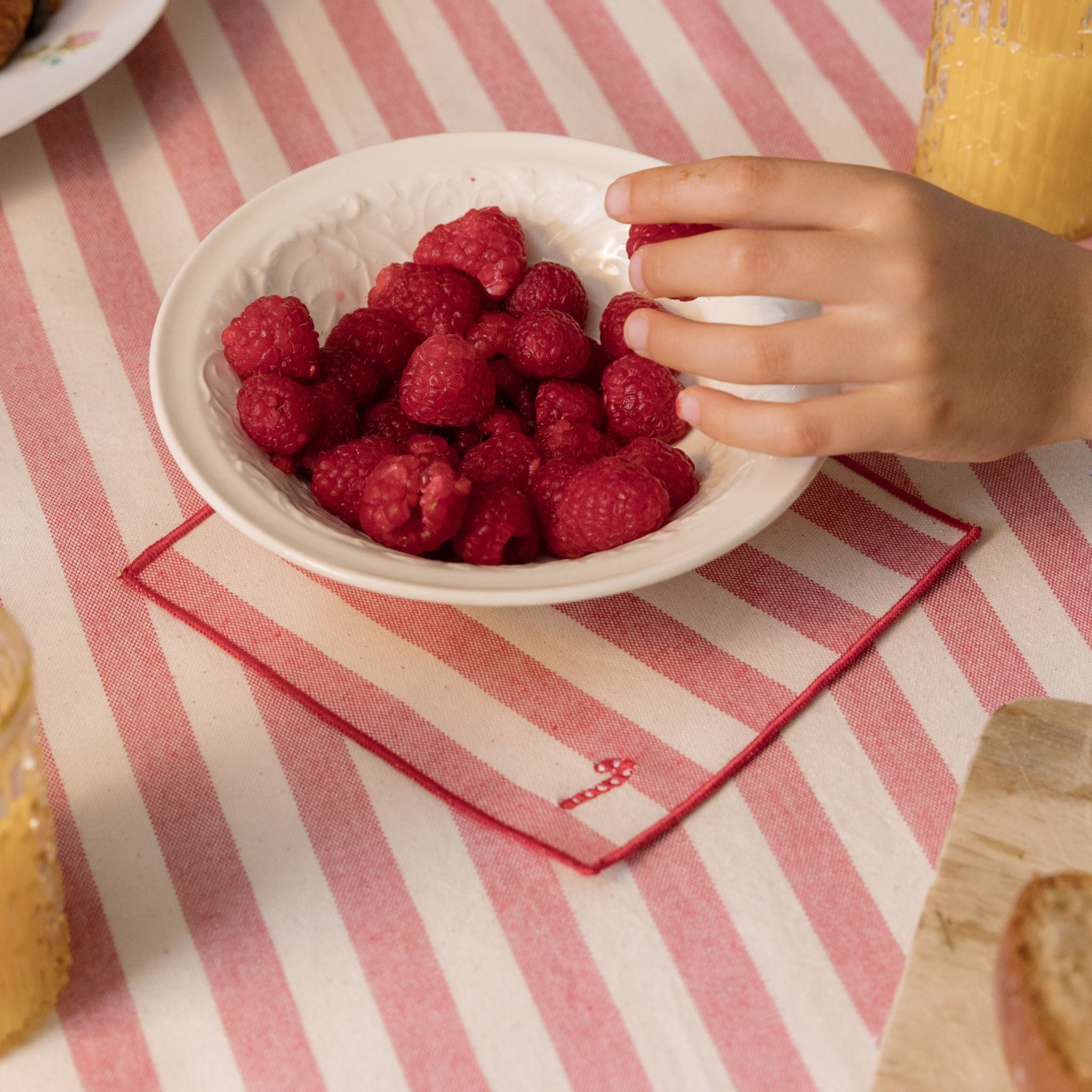 Barra napkins with christmas embroidery