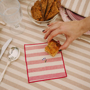 Servilletas Barra con bordados de flores