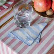 Servilletas con bordados navideños Barra