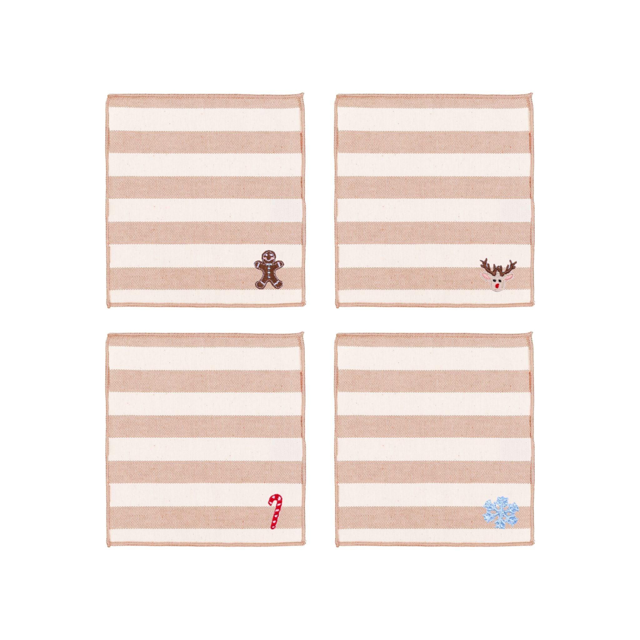 Barra napkins with small christmas embroidery - Torres Novas