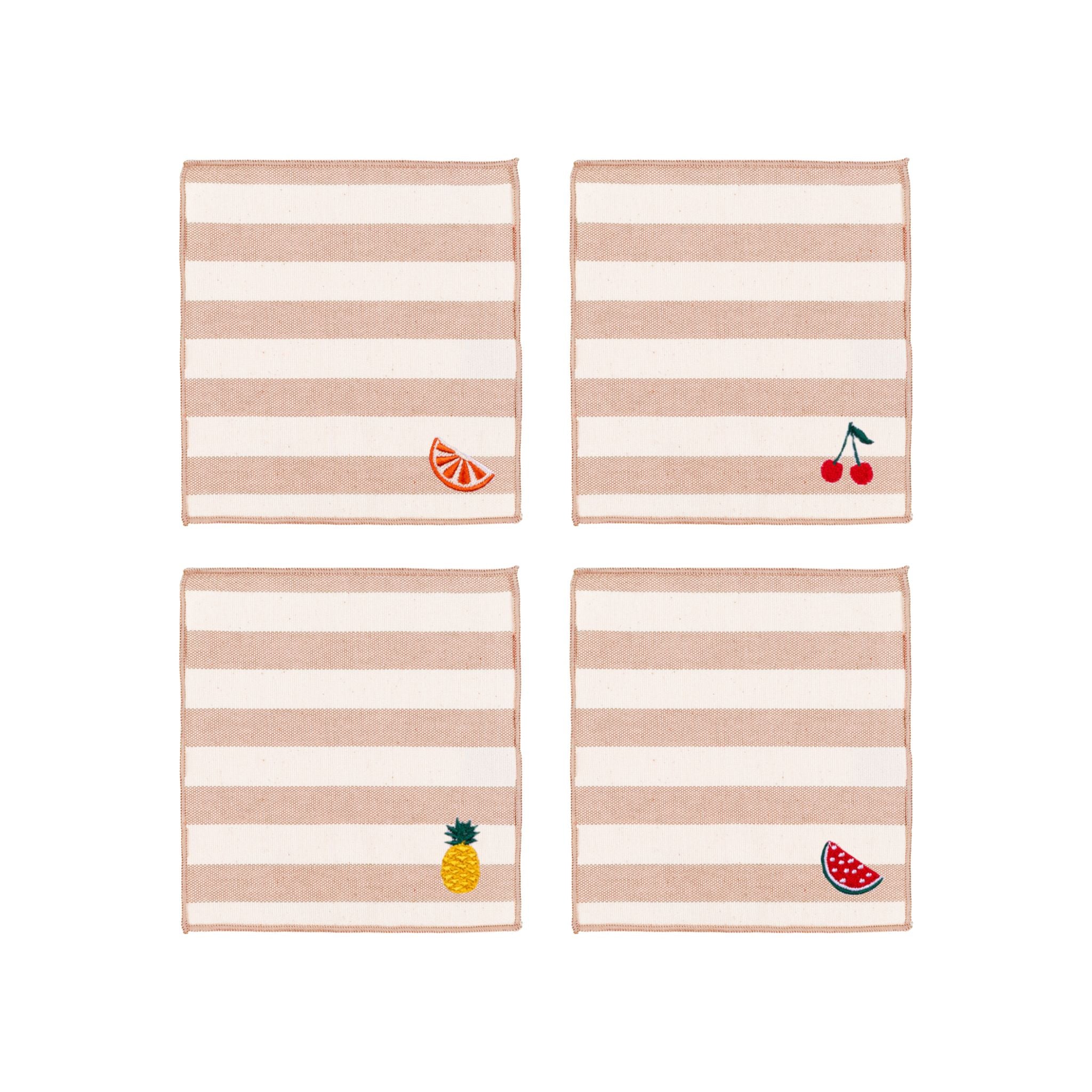 Barra napkins with fruit embroidery - Torres Novas