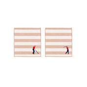 Barra napkin with retro sportsmen - Torres Novas