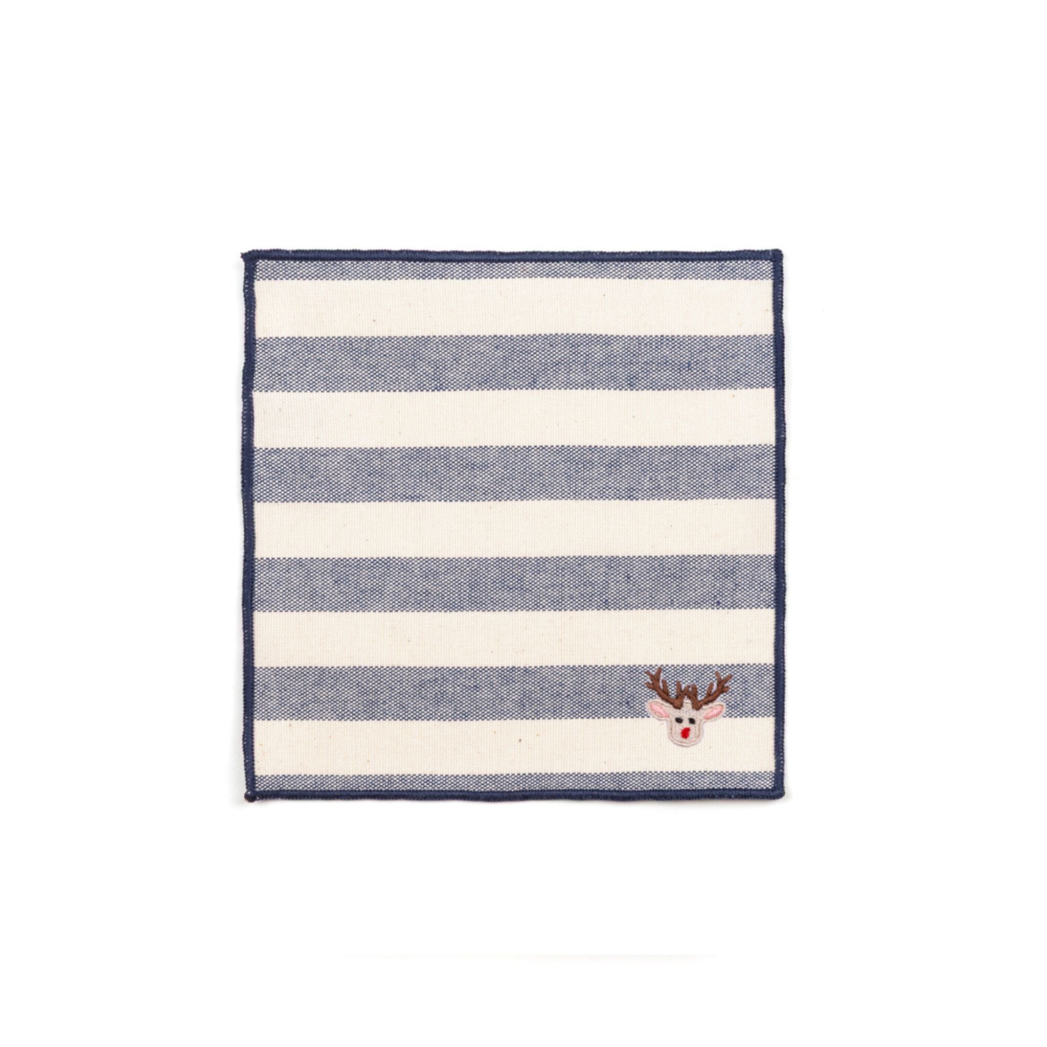 Servilletas Barra con pequeños bordados navideños