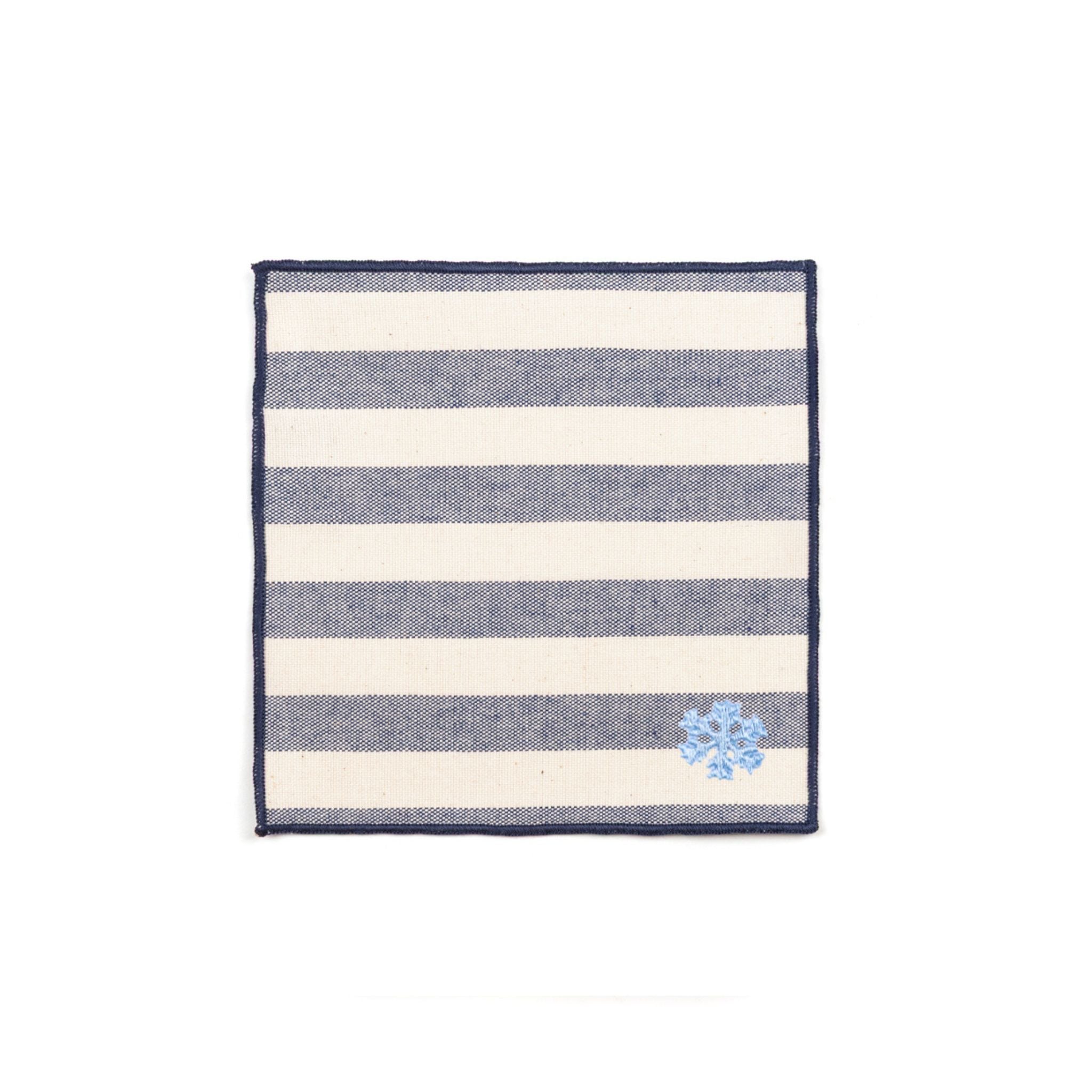 Servilletas Barra con pequeños bordados navideños