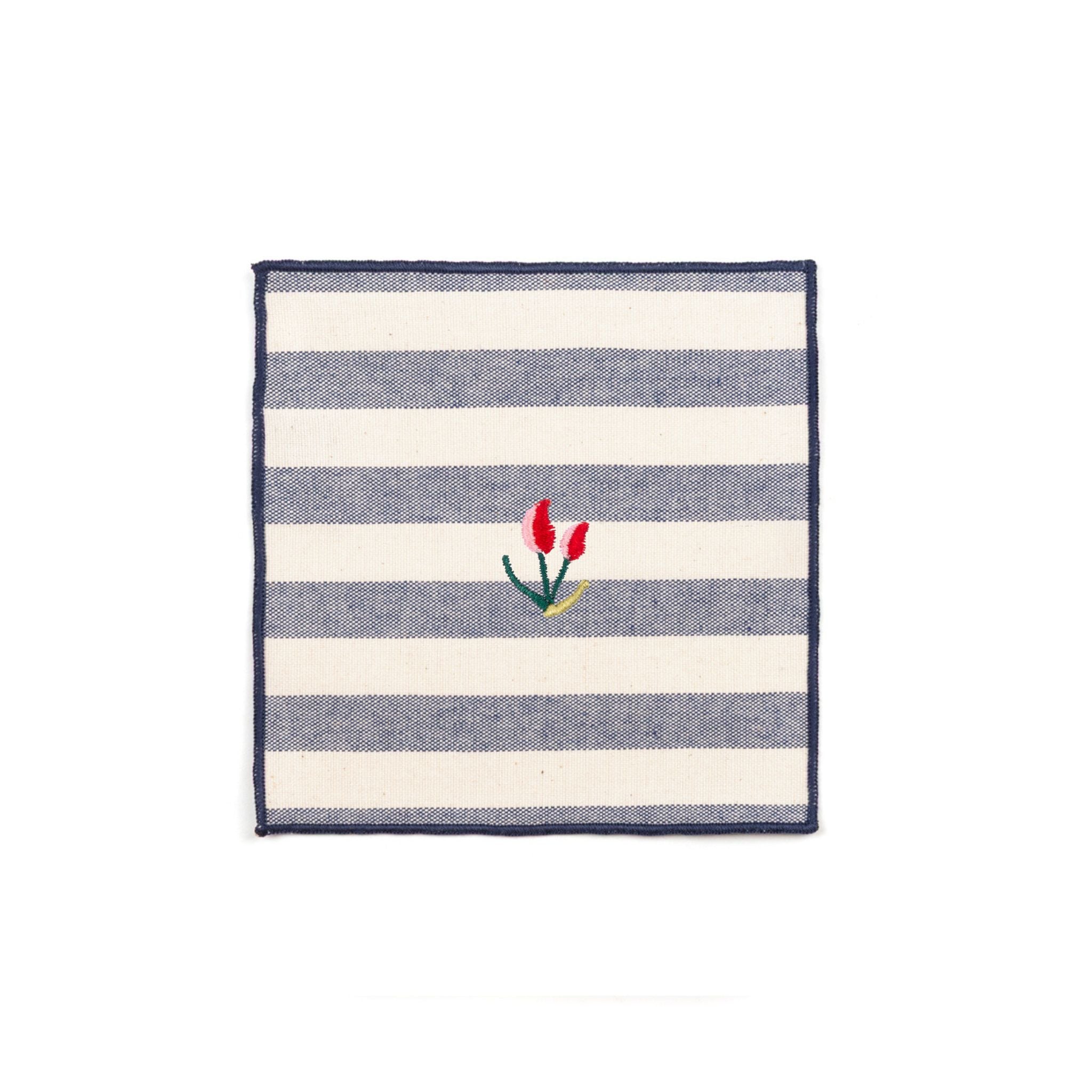 Serviettes Barra avec broderie de fleurs