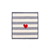 Guardanapos Barra com bordado de coração