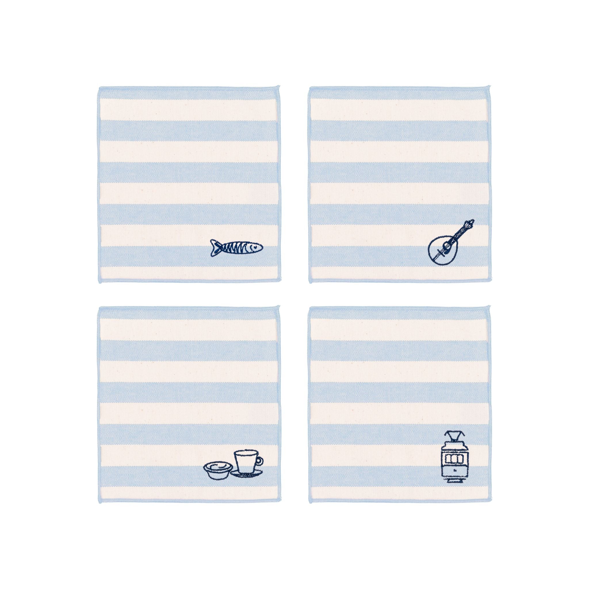 Barra napkins with portugal embroidery - Torres Novas